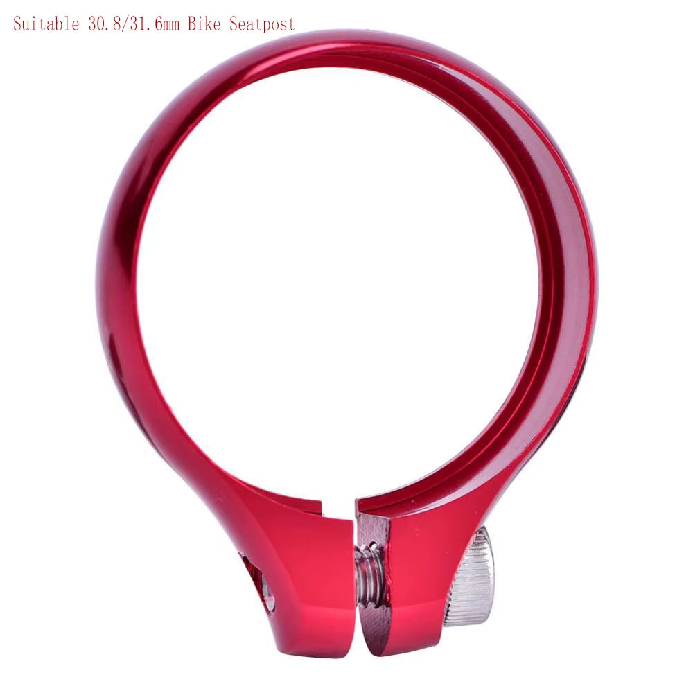 Bicycle Seat Post Clamp CNC Aluminum Alloy Cycling Saddle Seat Post Clamp for 27.2/30.8/31.6Mm Bike Seatpost