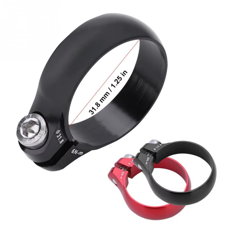 Bicycle Seat Post Clamp CNC Aluminum Alloy Cycling Saddle Seat Post Clamp for 27.2/30.8/31.6Mm Bike Seatpost