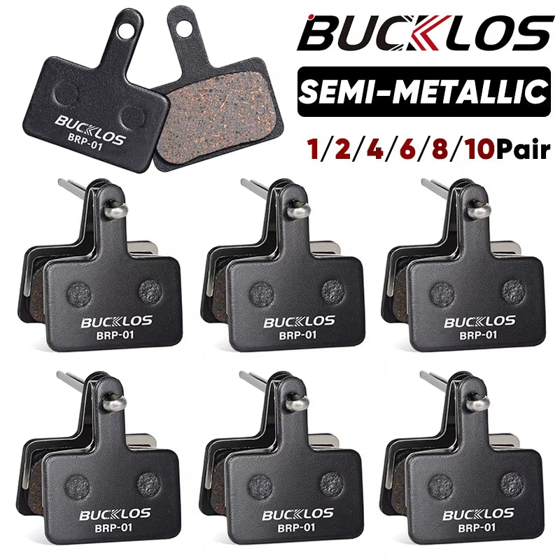 Semi-Metal Mountain Bike Disc Brake Pads Semimetallic Hydraulic Disc Brake Pad Bicycle Brake Pads for SHIMANO B01S B05S