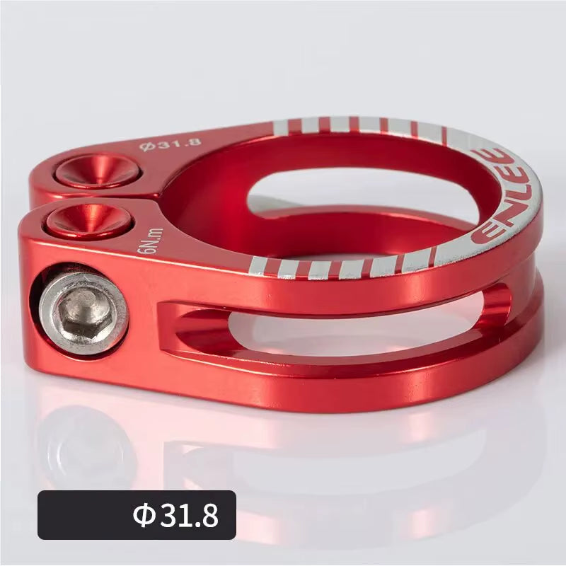 Bike Seat Post Clamp CNC Aluminum Alloy Cycling Saddle Seat Post Clamp for 31.8MM 34.9MM Bike Parts Seatpost Accessories