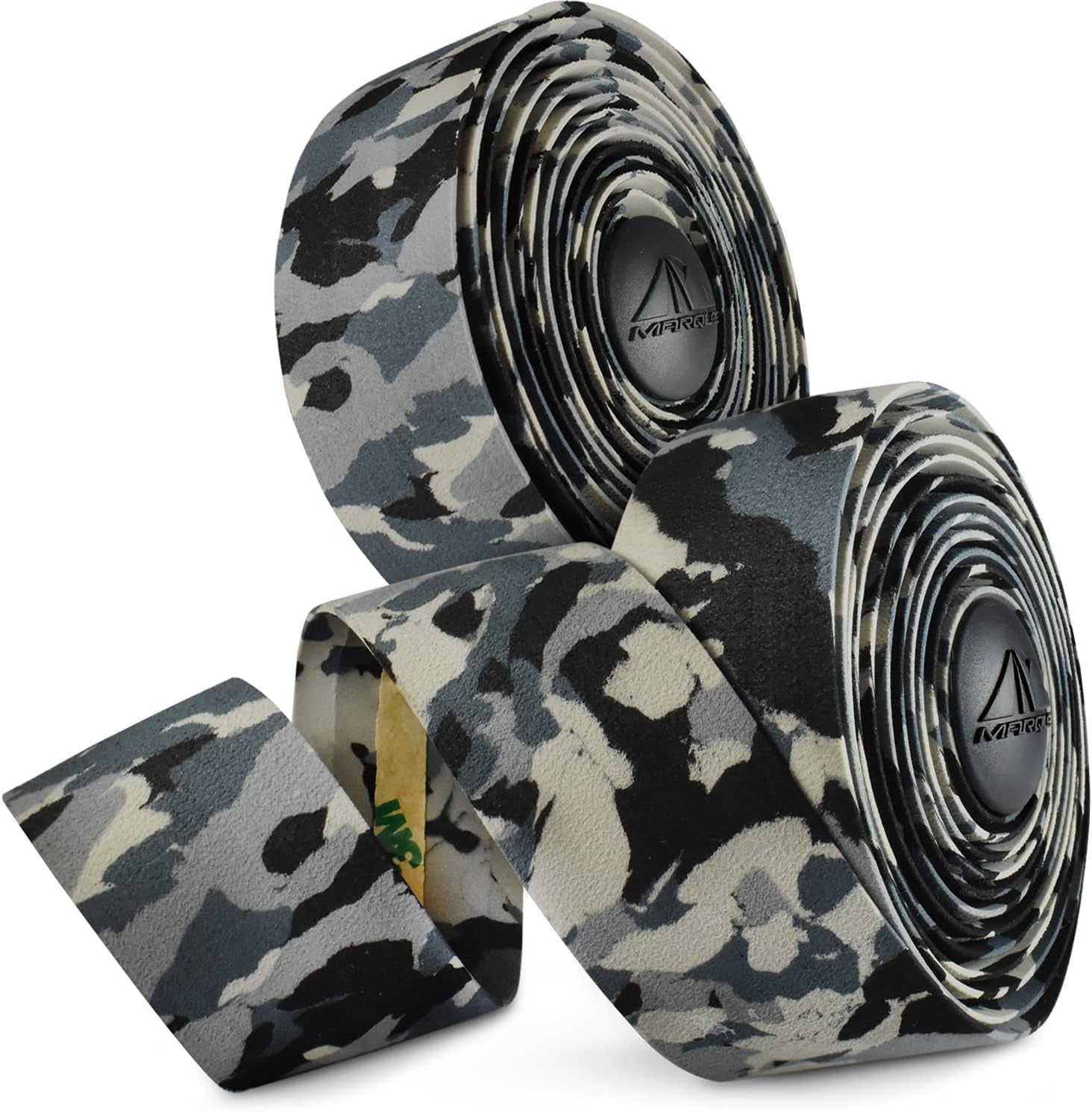 Road Bike Handlebar Tape - Road Cycling Bicycle Handle Bar Wrap for Drop Bars with End Plugs - 2PCS per Set