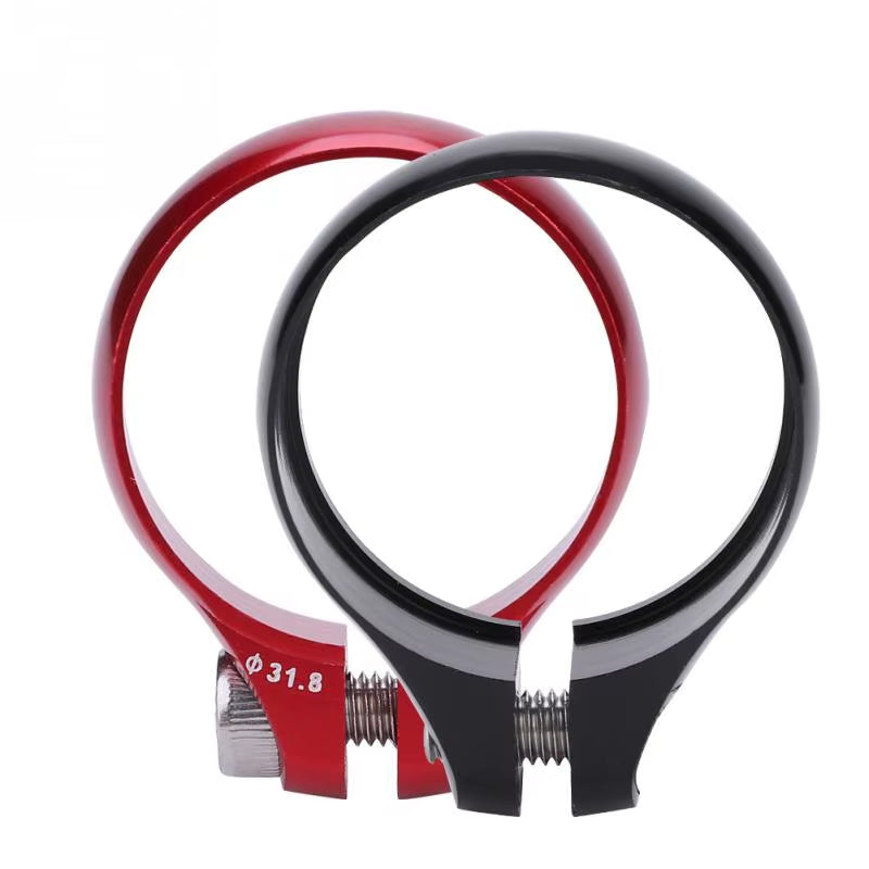 Bicycle Seat Post Clamp CNC Aluminum Alloy Cycling Saddle Seat Post Clamp for 27.2/30.8/31.6Mm Bike Seatpost