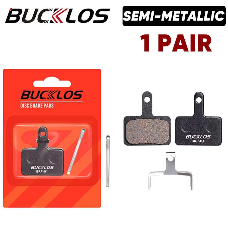 Semi-Metal Mountain Bike Disc Brake Pads Semimetallic Hydraulic Disc Brake Pad Bicycle Brake Pads for SHIMANO B01S B05S