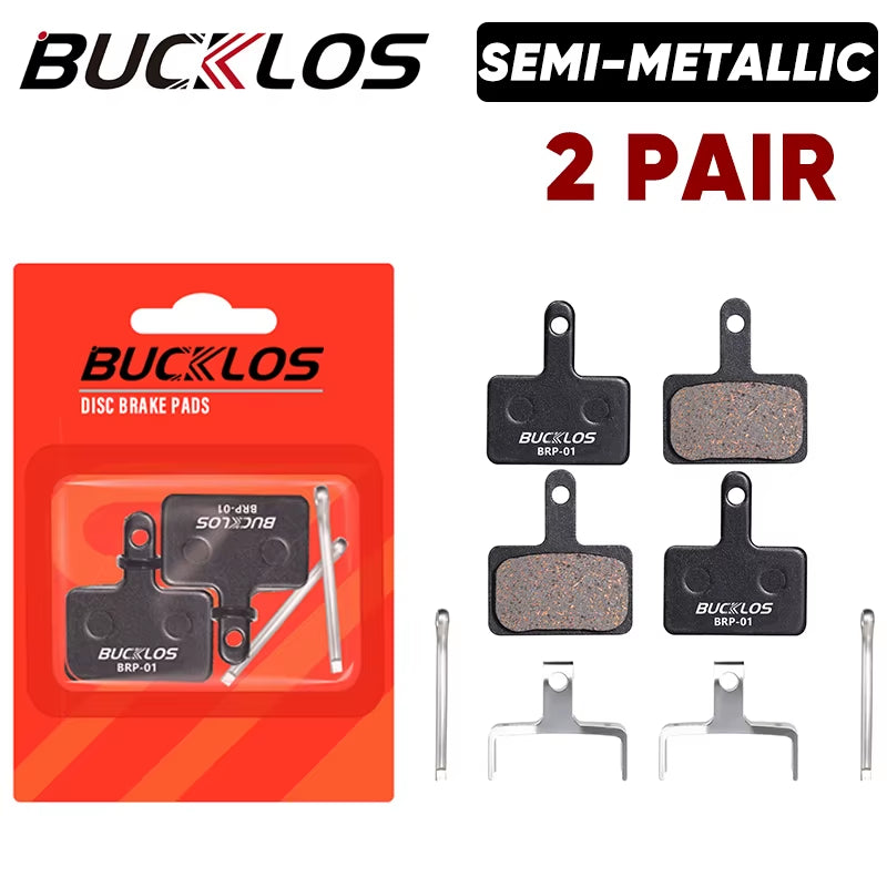 Semi-Metal Mountain Bike Disc Brake Pads Semimetallic Hydraulic Disc Brake Pad Bicycle Brake Pads for SHIMANO B01S B05S