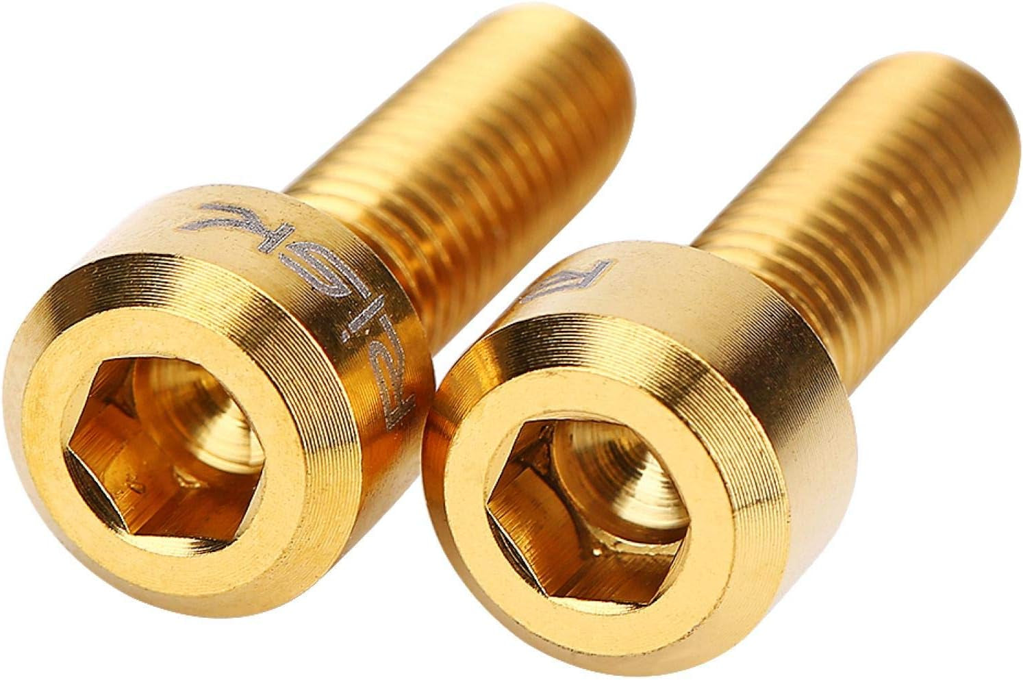 Bicycle Stem Bolts, 6PCS Alloy Bike Water Bottle Cage Bolts Holder Screws M5 Inner Rack Hexagon Stainless Steel Screws