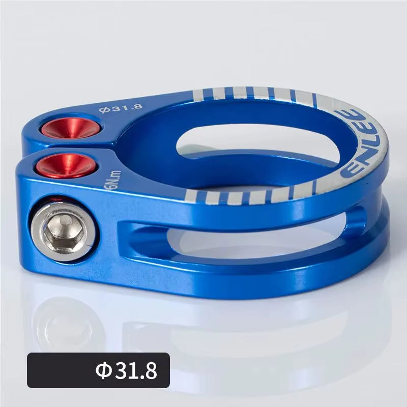 Bike Seat Post Clamp CNC Aluminum Alloy Cycling Saddle Seat Post Clamp for 31.8MM 34.9MM Bike Parts Seatpost Accessories