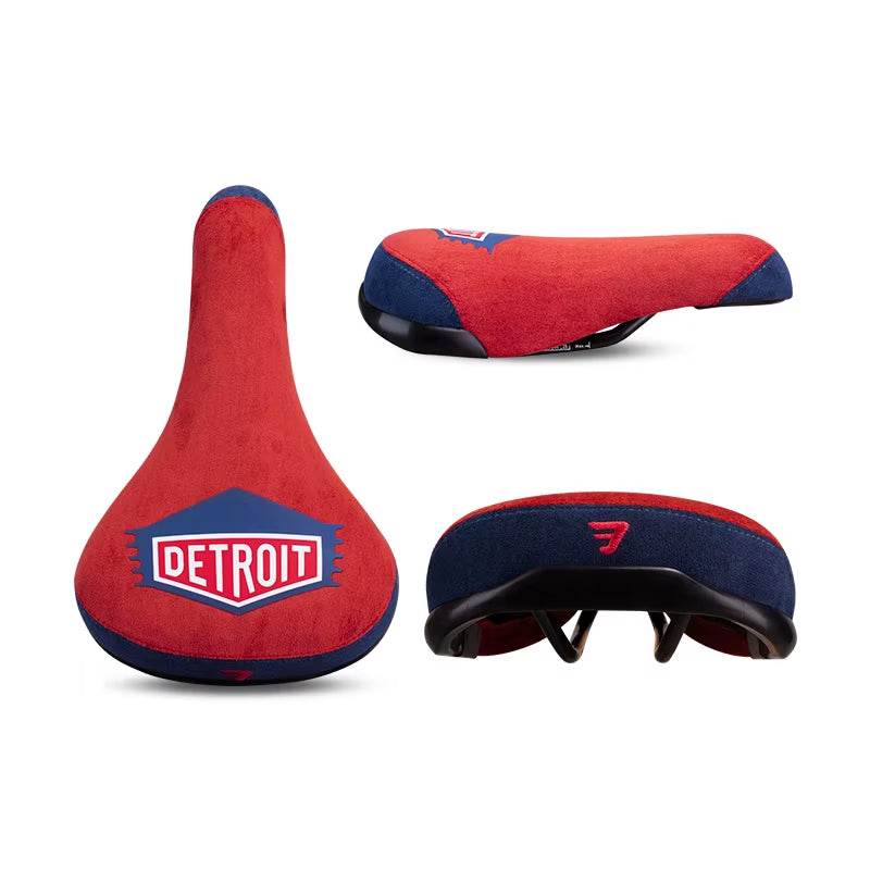 Bicycle Saddle Wheelie Silicon Printing Seat for Bicycles Flannelette Bike Seats Embroidery Logo 8Mm Rail