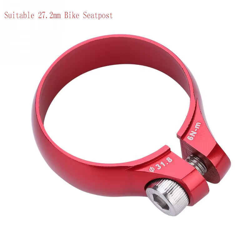 Bicycle Seat Post Clamp CNC Aluminum Alloy Cycling Saddle Seat Post Clamp for 27.2/30.8/31.6Mm Bike Seatpost
